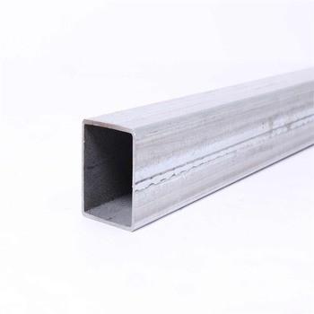 China Tubo de acero galvanizado RHS de 6 pulgadas para cercas 80A 43 mm 10 pies aceitado o no aceitado ligeramente aceitado en venta