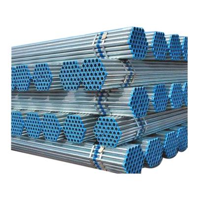 Cina Fittings di tubi da 2 pollici per serre a scarico caldo ASTM/GB/BS/JIS/EN Standard 20 ft ferro galvanizzato tubo di acciaio rotondo di ferro in vendita