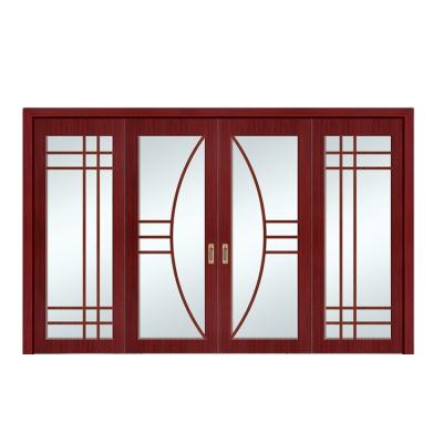 China Anti-Theft Popular Design Low Price Bathroom Door With Tempered Or Frosted Glass for sale