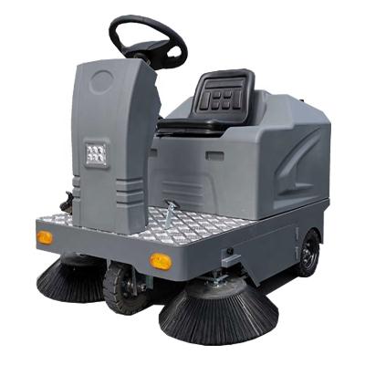 China Hot Sale Hotels Electric Ride On Scrubber Industrial Road Machine Floor Cleaning Sweeper for sale