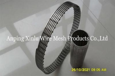 China Het Elektrolytische Oppoetsen van Gekronkeld Johnson Water Well Screen Pipe van de wigdraad Te koop