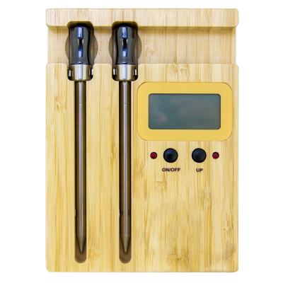 China Kitchen Smart Wireless Thermometer Outdoor Food Meat Fry Temperature Cooking Gauge Oven Grill Smoker Bbq Thermometer for sale