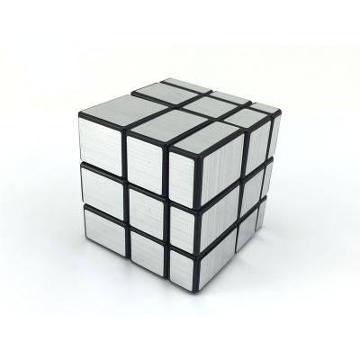 China Mini Classical Different Shapes Silver Gold 57mm Rotate Blocks Puzzle Toys 3x3x3 Speed Mirror Magic Cu Be For Children for sale