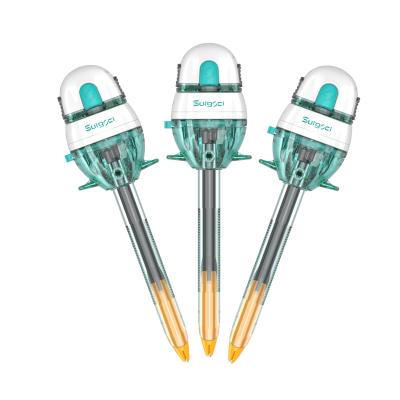 China Final de cuchilla retractable Trocar aplanado Laparoscopic no reutilizable plástico en venta