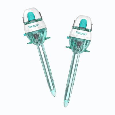 China Instrumentos quirúrgicos Trocar visible desechable Trocar óptico de plástico que ofrece varios tamaños en venta