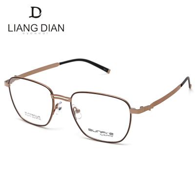 China New Arrival Fashionable Full Rim Liangdian Titanium Eyeglasses , Handmade Luxury Glass Optical Eye Frames for sale