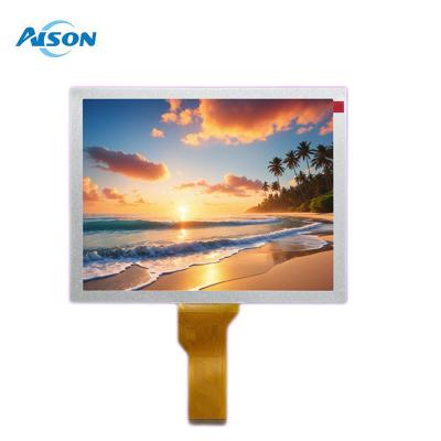 China 8 inch 800x600 4:3 Sunlight Readable IPS TFT LCD Display With 50 Pin RGB Interface for sale