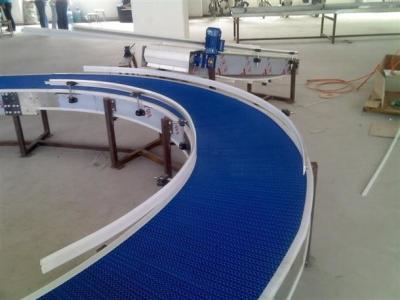 China Curved Conveyor Modular Curve Mesh Belt Conveyor for sale