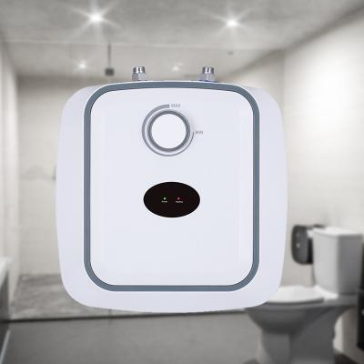 China Hotel 2024 Fashion Design Kitchen Household Mini Hot Water Heater Boiler Custom Logo Electric Storage Water Heater for sale