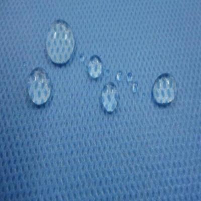 China 100% pp Medical Blue color SMS Non Woven Fabric For Bed Sheet for sale