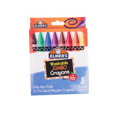 China Kids Drawing Toys Safty and Non-toxic Colorful Kids Drawing Wax Crayons 8 Color Set for sale