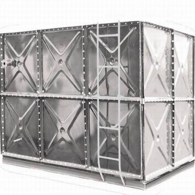 China Drinking Water 100000 Liters Water Storage Tanks / Bolts Type Galvanized Steel Water Tank for sale