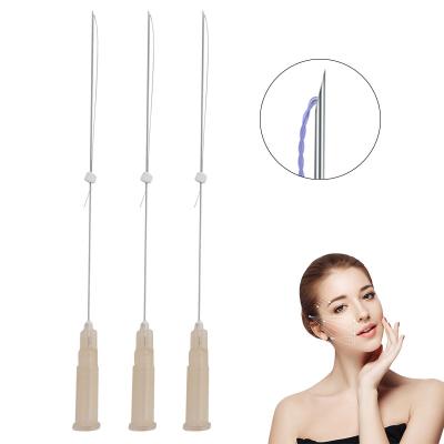 China Easy To Use Hot Selling Beauty Device Whiten Skin Care Pdo Wire Lift Korea Tornado 26G 90MM Face Lift Threads For Eyebrow Lifting for sale