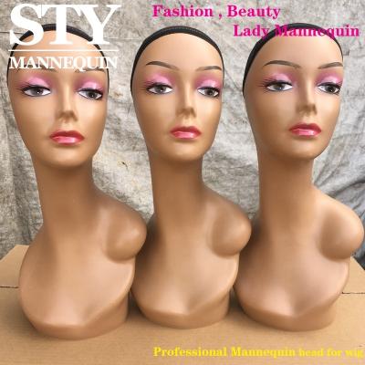 China Other Realistic Mannequin Head Stand For Wigs Mannequin Head With Makeup Mannequin Head Female for sale
