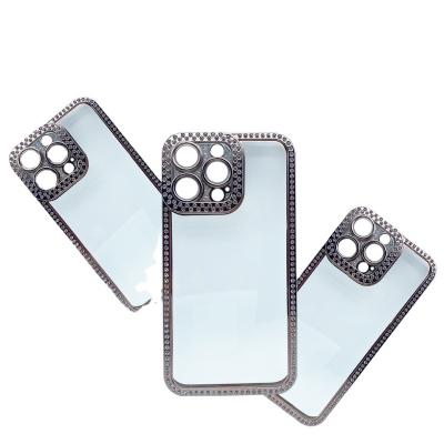 China Shockproof Girl's most pink diamond Diamond TPU phone case for 13/13Pro /Pro max phone case for sale