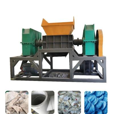 China Double Roller Shredder for Recycling of Waste Shoe Material and Old Metal Currency US for sale