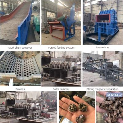 Cina Macchine per la frantumazione di metalli per la frantumazione di rottami di metalli in vendita