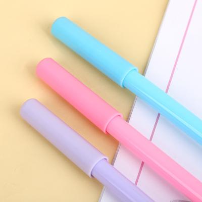China Cheap hot sale creative cute creative soft pen gel pen silicone ball pen cartoon plastic pen school stationery gift kawaii 0.5mm best for sale