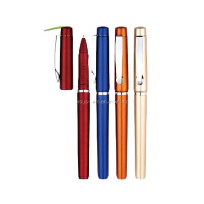 China China normal hot sale logo customized gel ink plastic advertising pen for sale