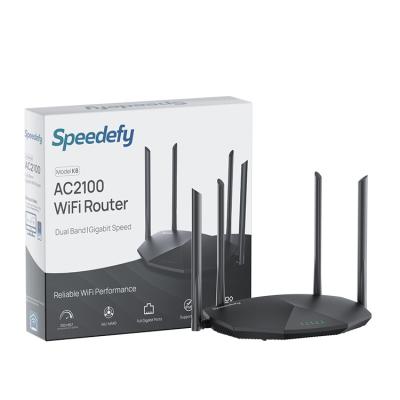 China 4x 10/100/1000Mbps Home Comfortable With Computers And Internet Fast Wireless Router Home Dual Band WIFI Router for sale