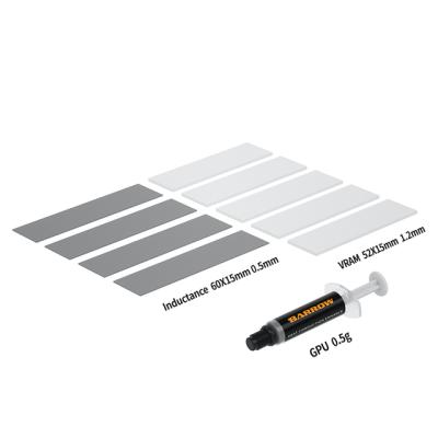 China CPU Water Cooling Silicon Grease Pad Heat Dissipation / GPU Wheelbarrow / RAM / Water Heat Block Kit For GPU SSD, Conductive Heatsink, GJ-HCE for sale