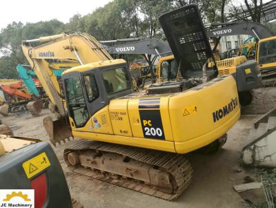 China 2012 anos 20T usaram o tamanho 5km/H da cubeta da máquina escavadora PC200-7 0.8M3 de KOMATSU à venda