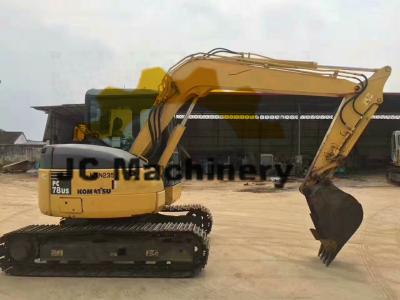 China 2014 anos Japão zero máquinas escavadoras KOMATSU PC78US do balanço da cauda com lâmina à venda