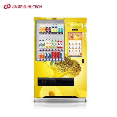 China JINGPIN subway station touched scan code vending machine beverage vending machine hotel multifunctional self-service vending machine for sale