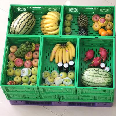 China Caja plegable para cajas de verduras apilables en venta