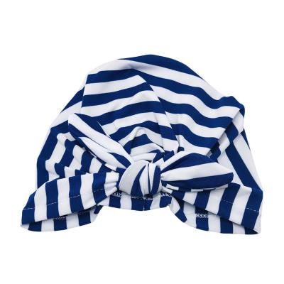 China New Character Baby Rabbit Ear Striped Baby Knotted Hat Indian Children's Headscarf Indian Children's Headscarf Hat Central Institute of Statistics Hot Sale Crochet Baby Hat for sale