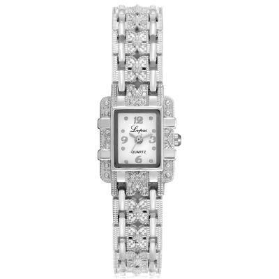 China Hot-selling Fashion Digital Square Style Ladies Wrist Watch Korean Fashionable Day/Date Women's Watch for sale