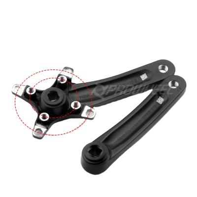 China Mountain Bikes Manufacturing Crank Front Power Crank Set Square Band Single Speed Crank Set Bike for sale