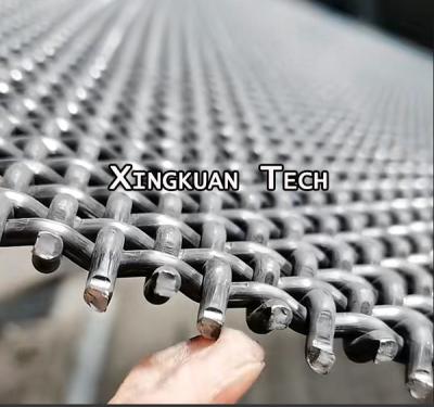 Chine Cruseurs d'acier à haute teneur en carbone Maillage d'écran de pierre 4 mm Dia 4 mm Ou 4,5 mm Ouverture à vendre