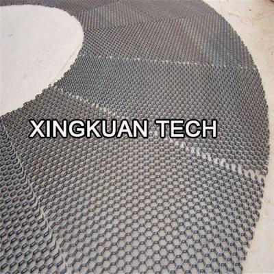 China AISI 321 Hex Grid Hex Metal Mesh & Hexsteel For Refractory Lining for sale