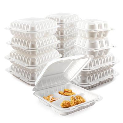Chine Logo personnalisé évent micro-ondes réutilisable à emporter boîte de poulet frite boîte de déjeuner jetable à vendre