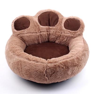 China Winter Breathable Warm Breathable Cute Soft Cotton Bed Cat Dog Pet Garbage Paw Sofa Bed Pet Material Accessories for sale
