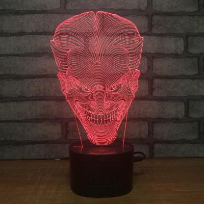 China Manufacturer wholesale multicolored USB 3D acrylic led small night light, Led table lamp night lamp for sale