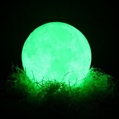 China Factory wholesale led 3D Lights , Customized pattern 3D Print Moon night Light with remote control for sale