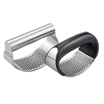 China Amazon Stainless Steel Garlic Press Viable Bestseller Kitchen Tools Original Factory Garlic Crusher Garlic Press Rocker for sale