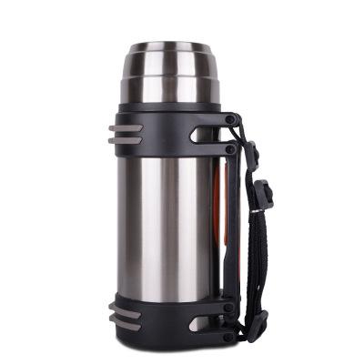 China Large Capacity PORTABLE Wide Mouth Pot 304 Stainless Steel Insulated Bottle Jar For Outdoor for sale