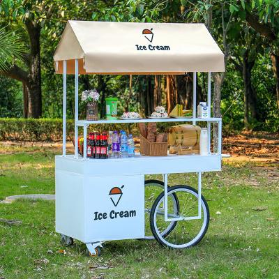China 200w de aire libre helado de café de empuje de carro 1200x600x2200mm personalizado en venta