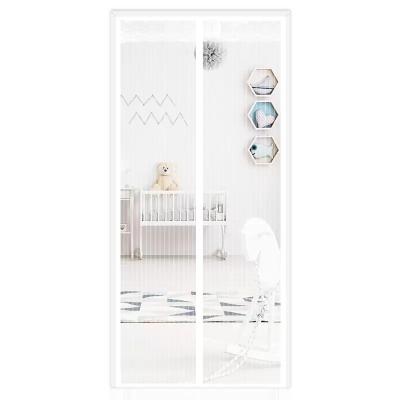 China 7 Sizes Modern Best Quality Mosquito Insect Insect Net Curtain Magnets White Door Mesh For Summer for sale