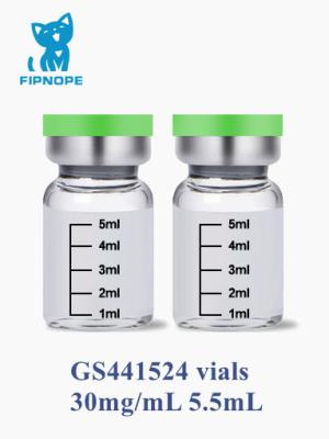 중국 고양이 FIP 처리를 위한 5.5mL 30 mg/mL GS-441524 주사 판매용