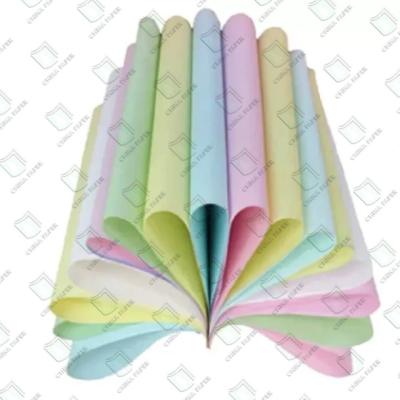 中国 印刷用紙 再書き可能なNCR銀行申告紙 青/黒の画像 無炭素紙 販売のため