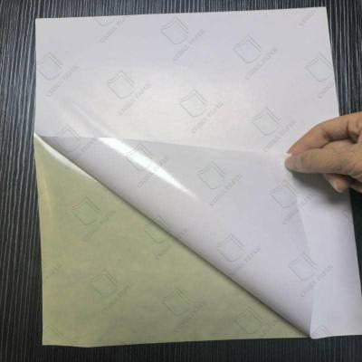 Chine Ruloir de papier jaune/blanc auto-adhésif imprimé pour une identification facile à vendre