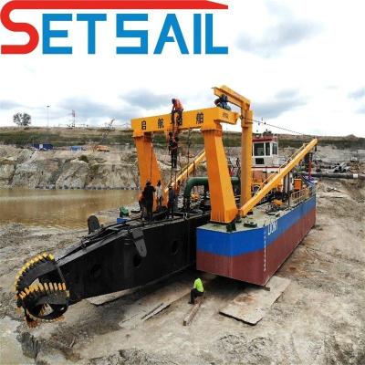 China Lange 16-65m Hydrocyclone Set Sail Mute Dredger met cyclone type en mute werking Te koop