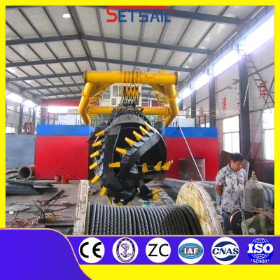 China Hydrocyclone type Cutter Zuigkop Set Sail Sand Mining Dredging Vessel Machinery Te koop
