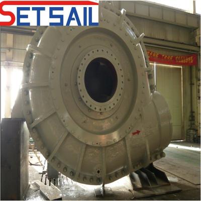 Cina Pompa di sabbia fluviale ad alta pressione e costi di spedizione per la pompa di dragaggio a aspirazione in vendita