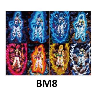 China Japan Wall Art Prints Lenticular Animal Poster Flip Effect 3d Anime Poster Cinema Wholesale for sale