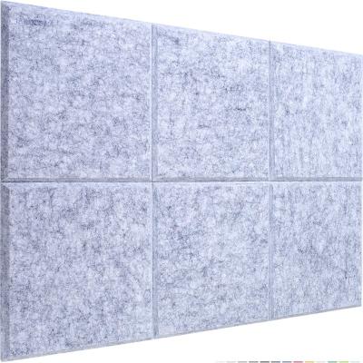 China Modern stylish Customized Size of Polyester Acoustic Panel Fabric Pin Board Indoor Decorative Felt Acoustic panel. for sale